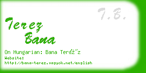 terez bana business card